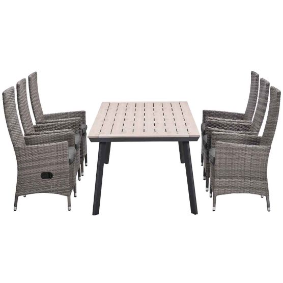 Garden Impressions Nice - Penedo 7-delige tuinset