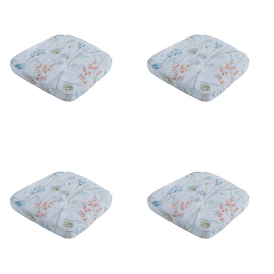 Madison Donna azure canvas eco+ Zitkussen - Set van 4