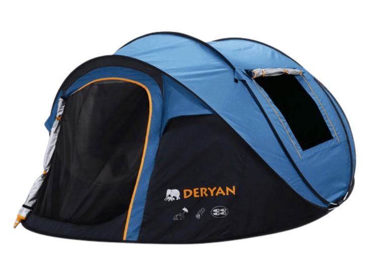 Deryan 4P Pop-Up Tent – Navy