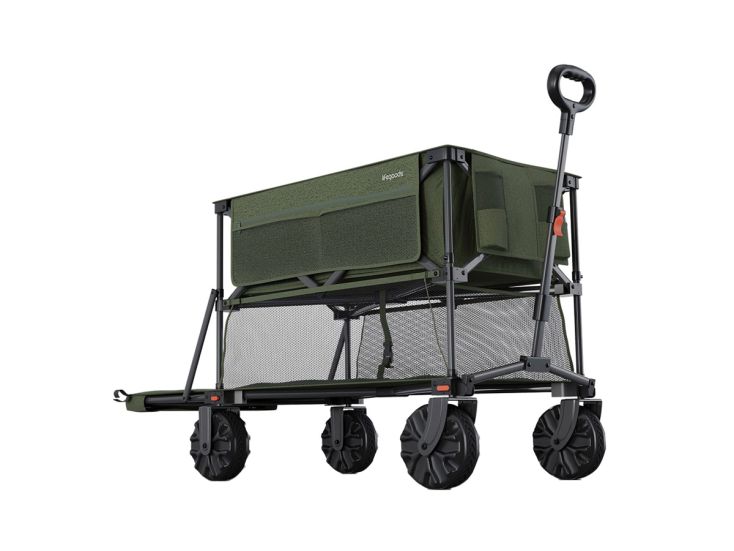 LifeGoods Dubbele 400L bolderkar - Green