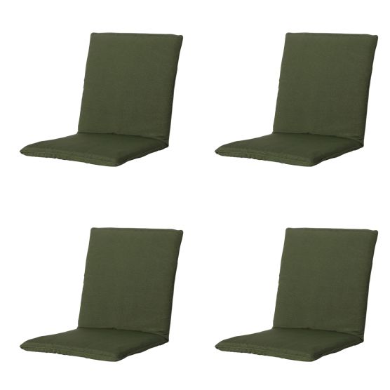 Madison Panama green Stapelstoelkussen - Set van 4
