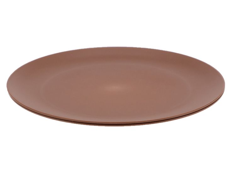 Travellife Nova Cacao ø 20 cm ontbijtbord - set van 2