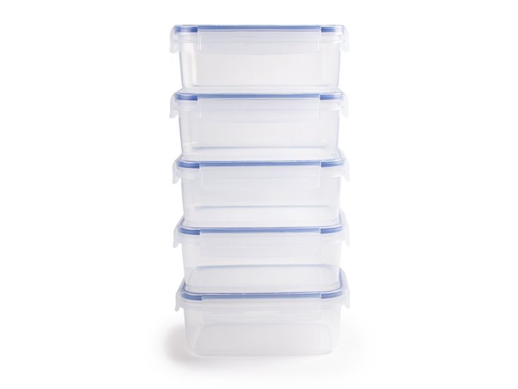Sunware 0,9 liter Meal Prep bakje - Set van 5