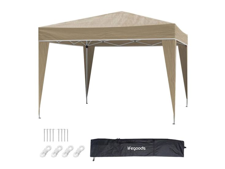 LifeGoods 3x3 m partytent - Beige