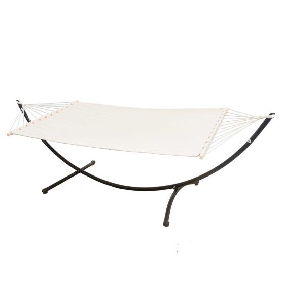 AMANKA 200 x 120 hangmat met frame - White