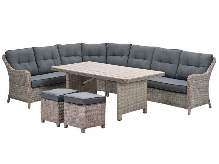 Garden Impressions Nova 7-delig lounge-dining set - Grey