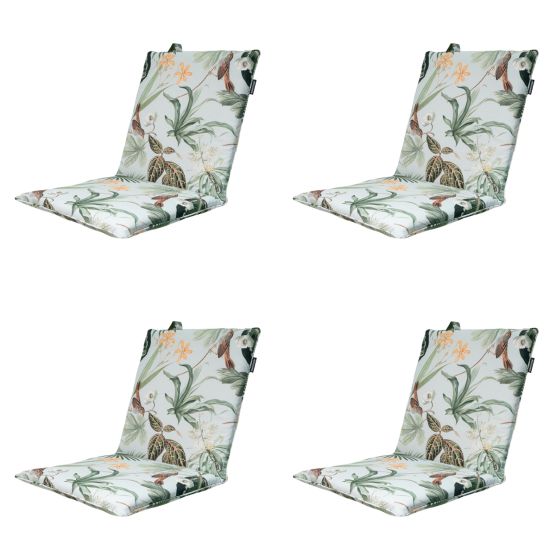 Madison Grasse green Stapelstoelkussen - Set van 4