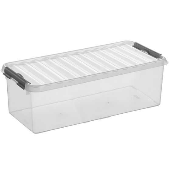 Sunware Q-line 9,5 liter opbergbox - Metall