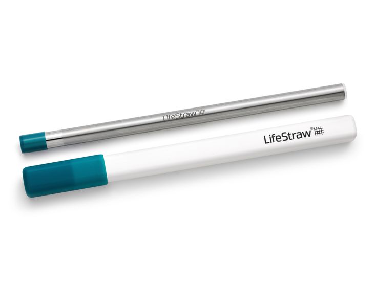 LifeStraw Sip RVS waterfilter rietje - Turquoise