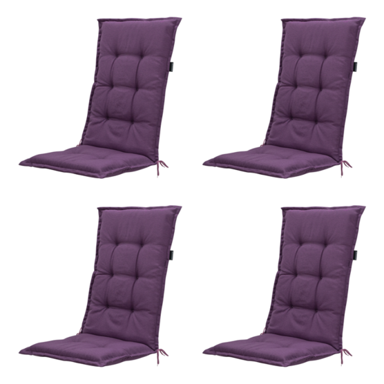 Madison Panama purple Tuinstoelkussen - Set van 4