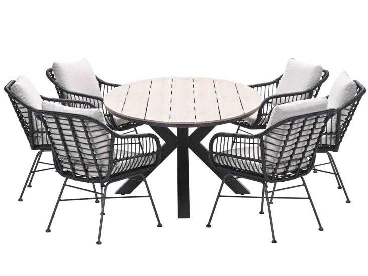 Garden Impressions Lucas Tulli 7-delige tuinset - Black