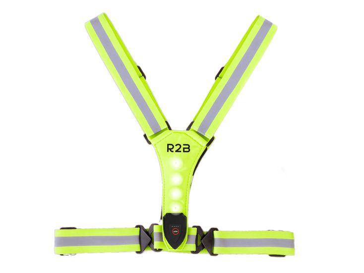 R2B oplaadbaar hardloopvest - Yellow