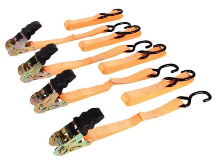 Toolland ARAT2554 2-delig spanbandset met ratel - 5 meter
