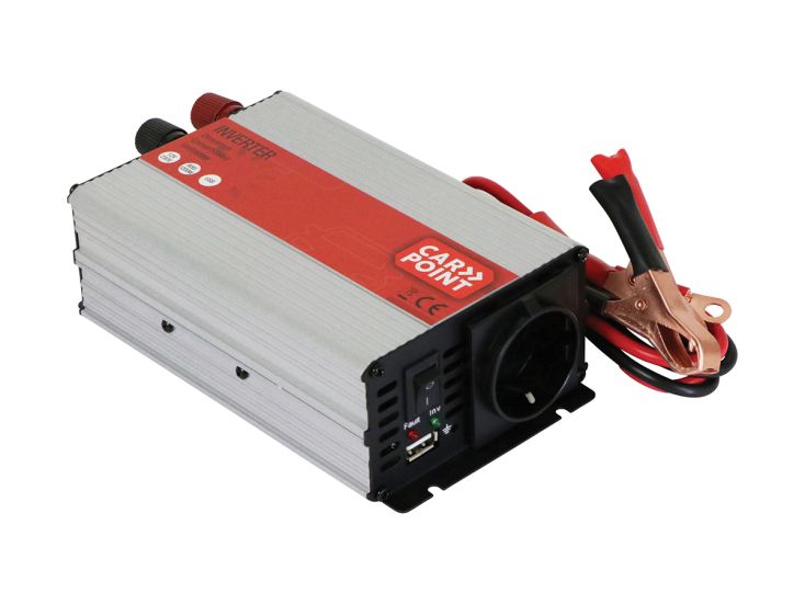 Carpoint 12V>230V omvormer - 600 watt