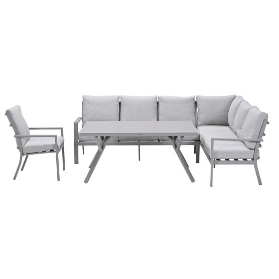 Garden Impressions Senja valley sand - 4-delige loungediningset