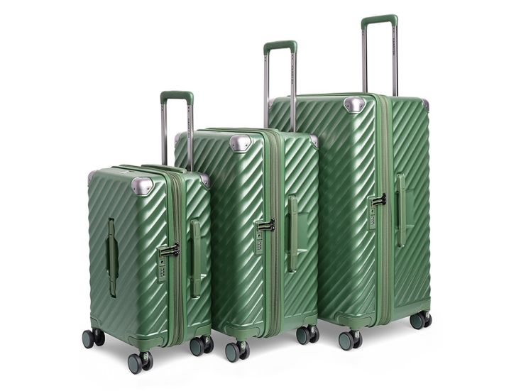 CarryOn Trunk Luxe 3-delige kofferset - Green