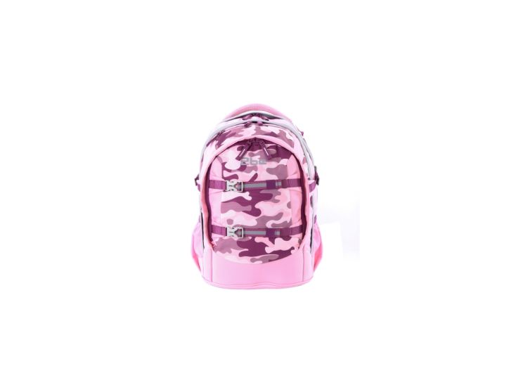 2be School Backpack Rugzak Roze Bourgondië