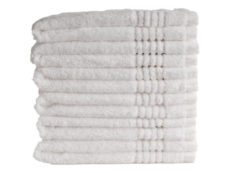 PHLOX Supreme 30 x 50 cm set van 6 gastendoekjes - wit