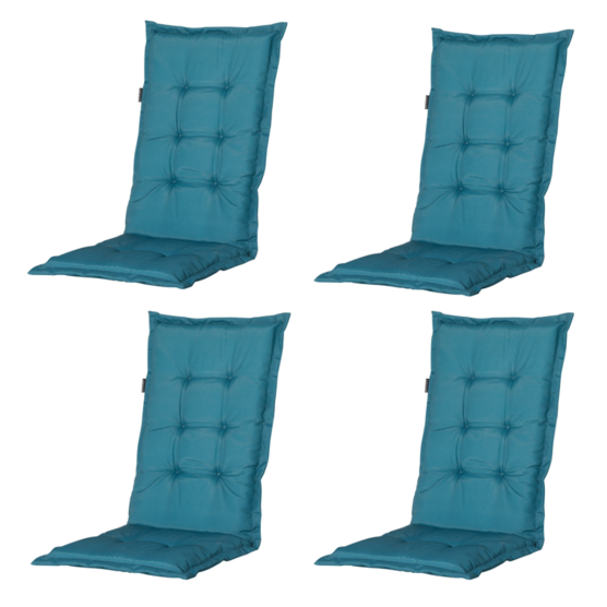 Madison Panama sea blue Tuinstoelkussen - Set van 4