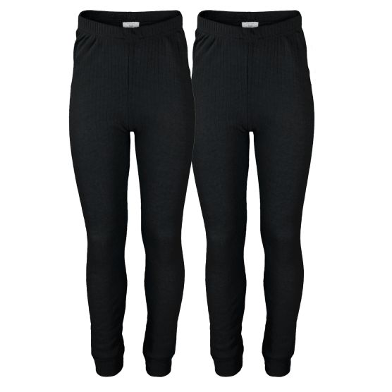 Black Snake Cuddle Black 2-Pack Kinder Thermobroek