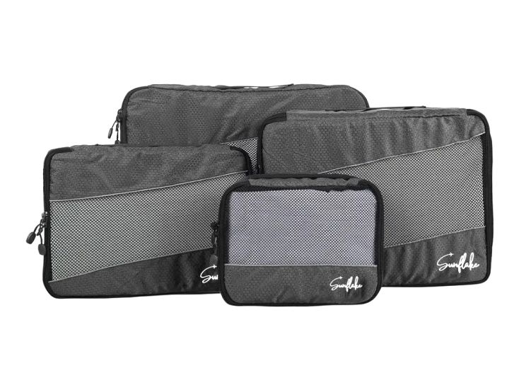 Sunflake set van 4 Packing Cubes - Grey