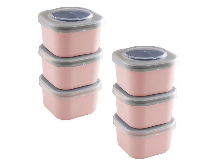Sunware Sigma home Food to go set van 6 lunchbakjes - Pink