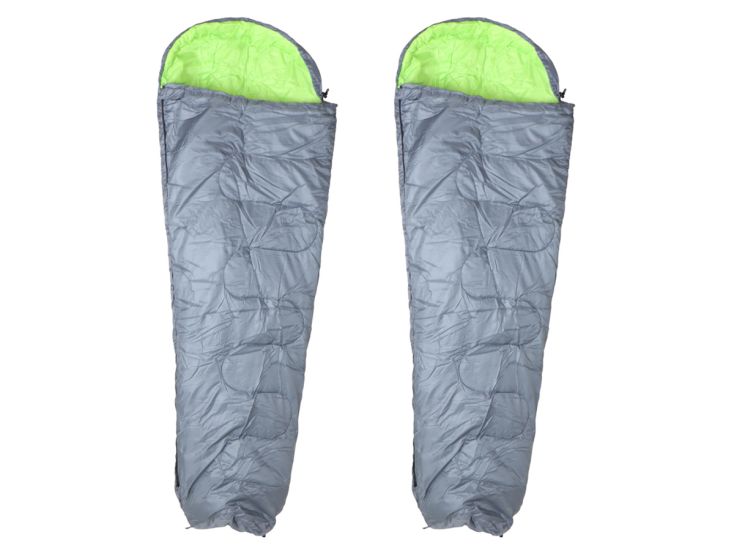 HIXA polyester slaapzak - 2 stuks