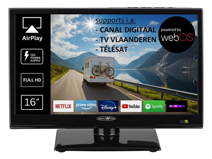 Reflexion LEDW16iBT Camping LED televisie