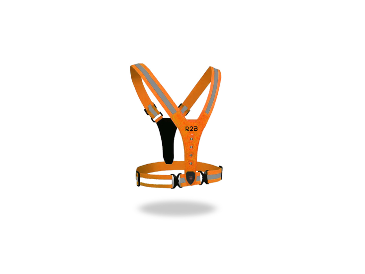 R2B oplaadbaar hardloopvest - Orange