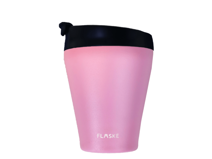 FLASKE 200 ml RVS Koffiebeker to Go - Flower