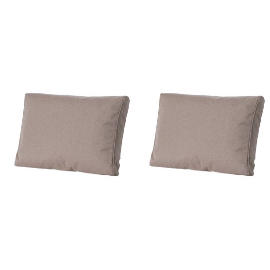 Madison Manchester taupe Rugkussen - Set van 2
