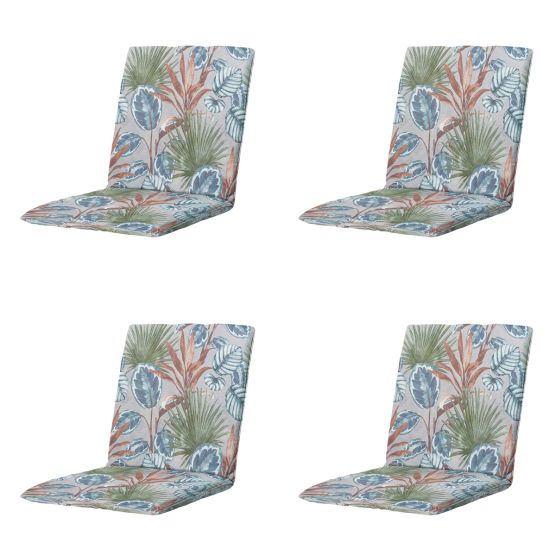 Madison Cala natural Stapelstoelkussen - Set van 4
