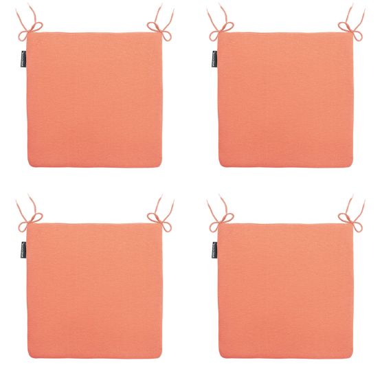 Madison Panama flame orange Zitkussen - Set van 4