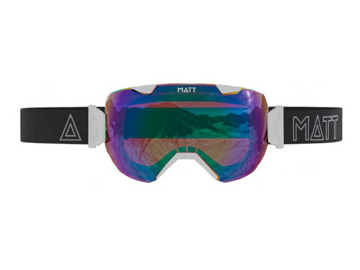 MATT Synchro skibril - White/Blue