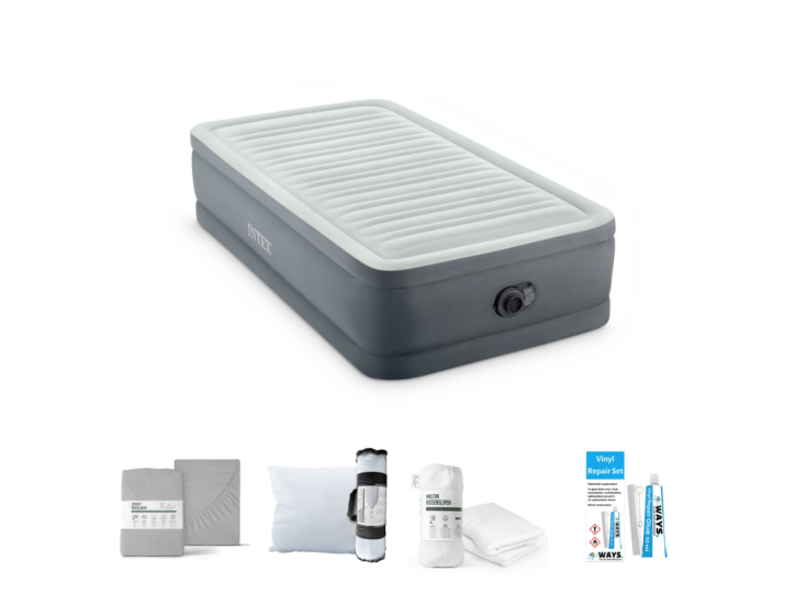 Intex PremAire I 191 x 99 cm Luchtbedset - 5-delig