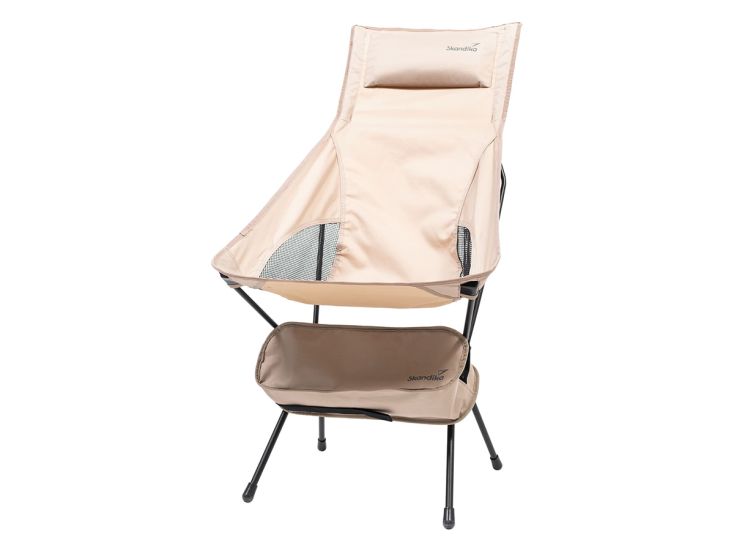 Skandika Solig compacte vouwstoel met draagtas - beige