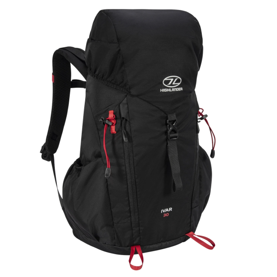 Highlander Ivar 30L heren rugzak - Black