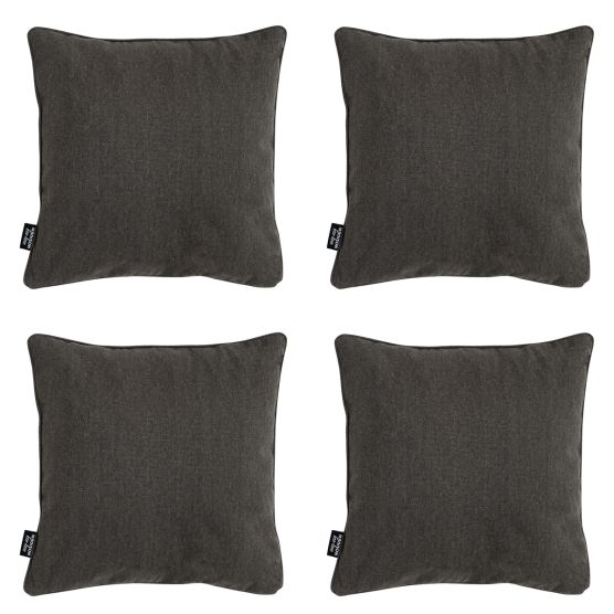 Madison Dark  canvas eco+ Sierkussen - Set van 4