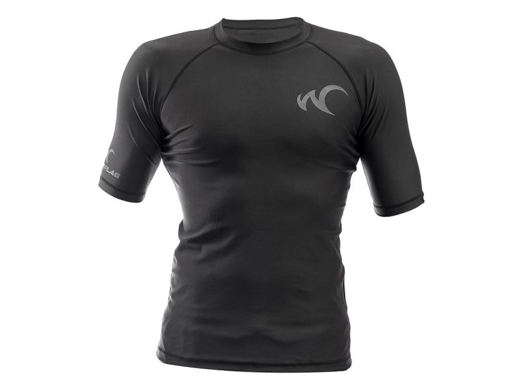 Watrflag Barcelona Bodyfit UPF 50+ Black Men Rashguard