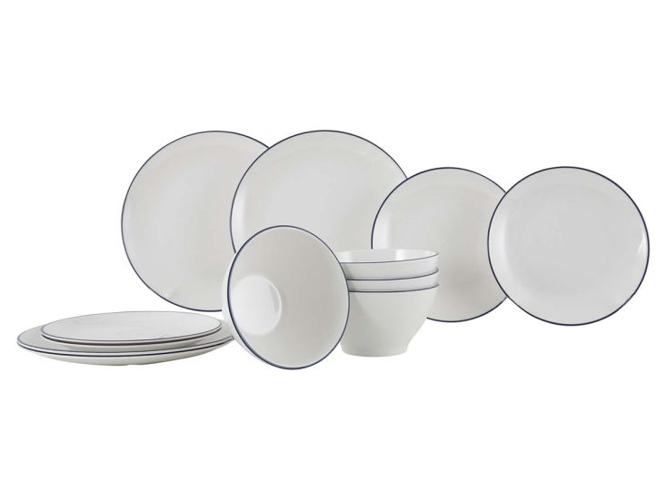 Gimex Linea Line 12-delig serviesset - Blue