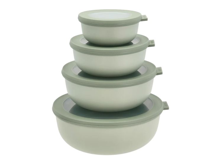 Mepal Cirqula 4-delige set ronde vershouddozen - Green