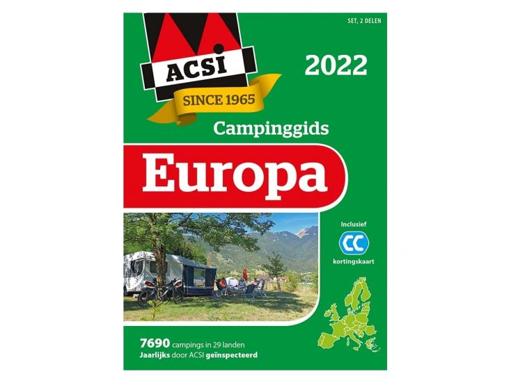 ACSI 2022 Europa campinggids