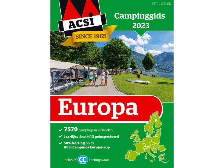 ACSI 2023 Europa campinggids