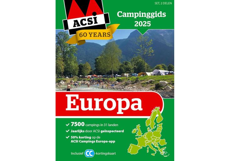 ACSI 2025 Europa campinggids