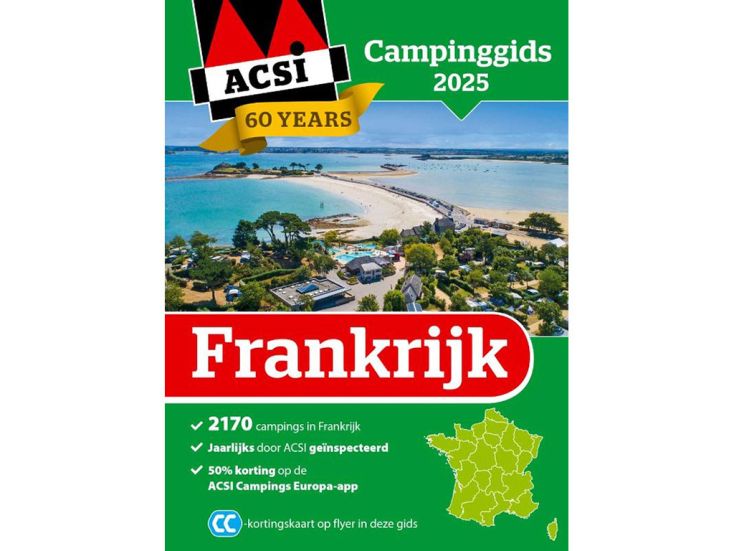 ACSI 2025 Frankrijk campinggids