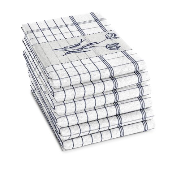 DDDDD Lisse 60 x 65 cm set van 6 theedoeken