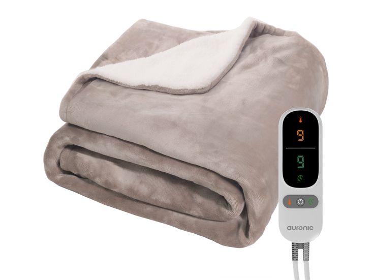 Auronic 180 x 130 cm elektrische deken - Taupe