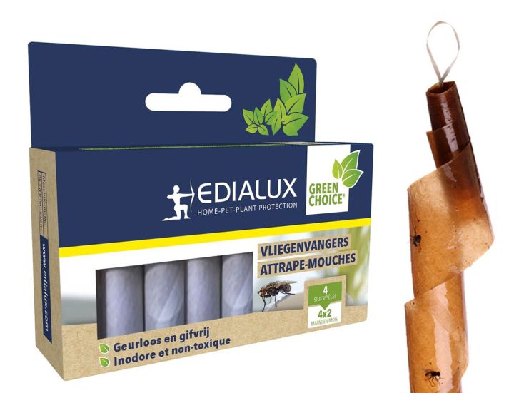 Green Choice vliegenvangers - set van 4