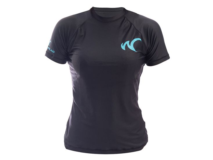 Watrflag Murcia Regular Fit UPF 50+ Black Women Rashguard