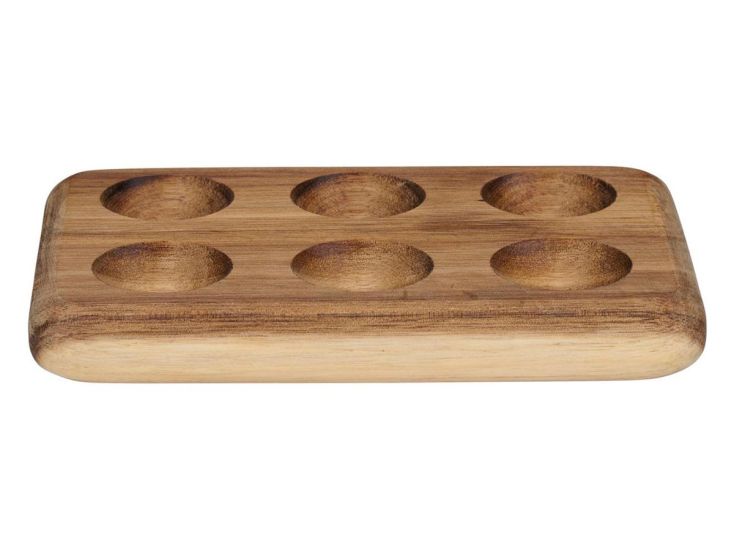 Alpina houten eiertray